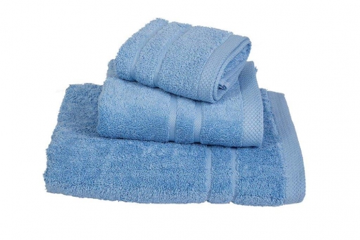 Πετσέτα Βαμβακερή Προσώπου 50x95εκ. Light Blue Le Blanc 7119992-7