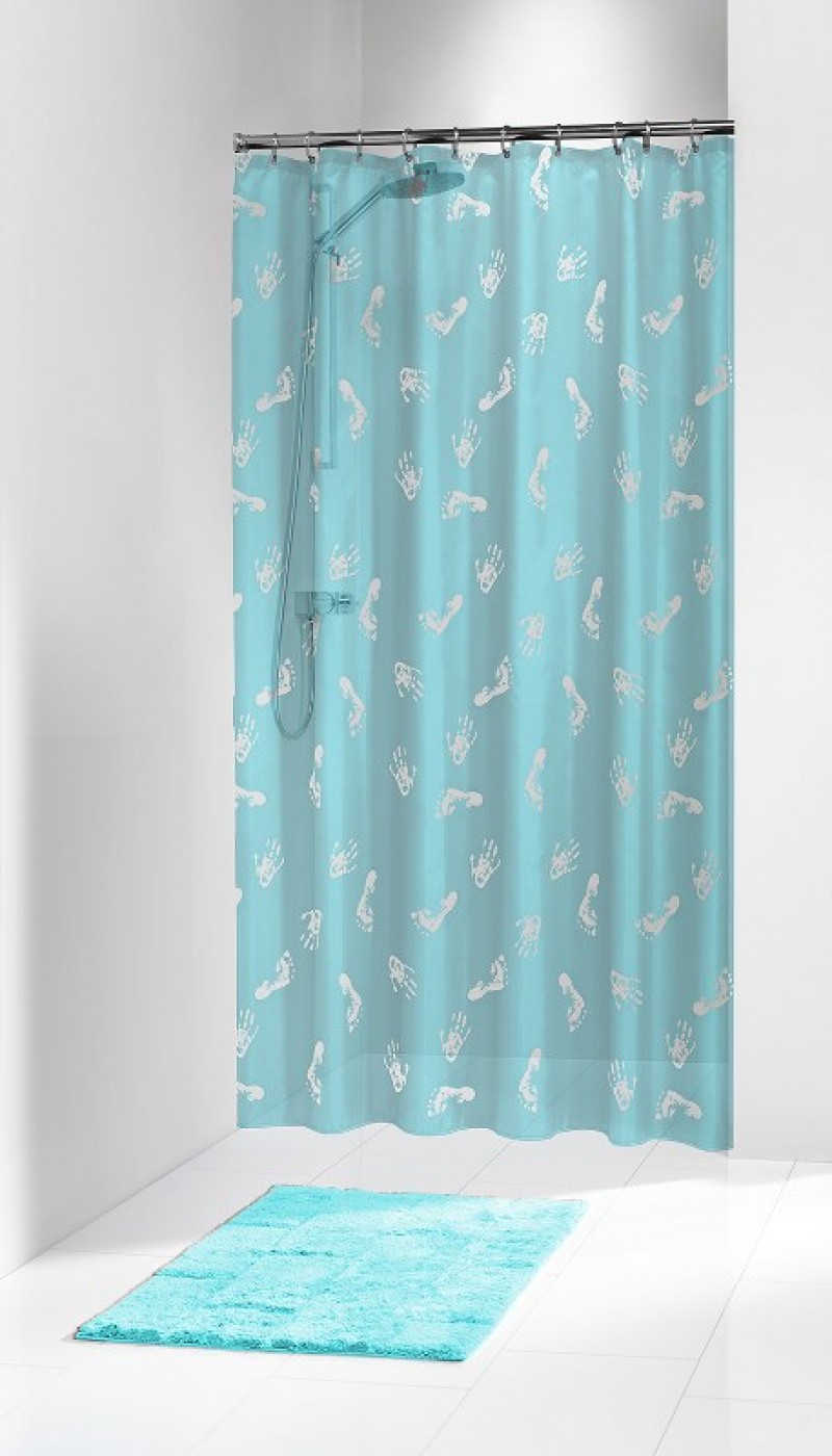 Κουρτίνα Μπάνιου Πλαστική "Amy Turquoise" Sealskin 180x200εκ. | 24home.gr