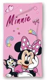 Πετσέτα Θαλάσσης Παιδική Microfiber 70x140εκ. Minnie 98 Pink Disney DimCol