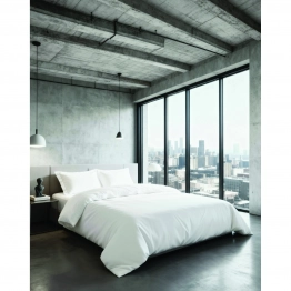 Σεντόνι Μεμονωμένο Βαμβακοσατέν King 270x290εκ. City 1 Pearl Makis Tselios